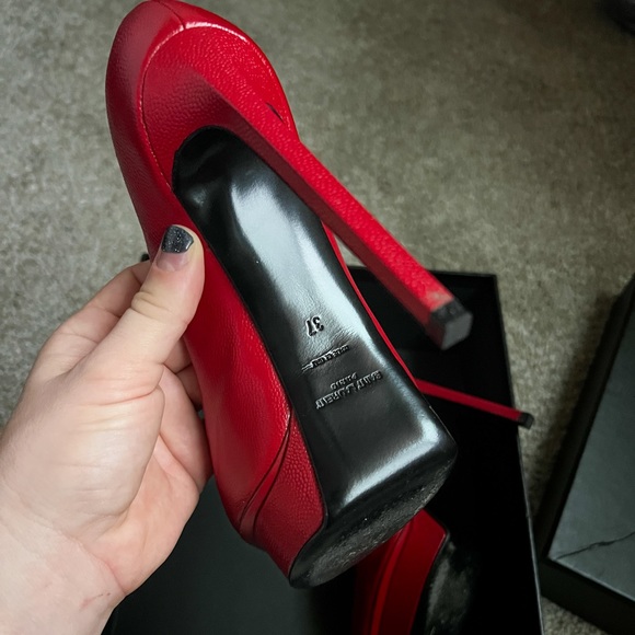 Like New Red YSL Pumps - Picture 5 of 9
